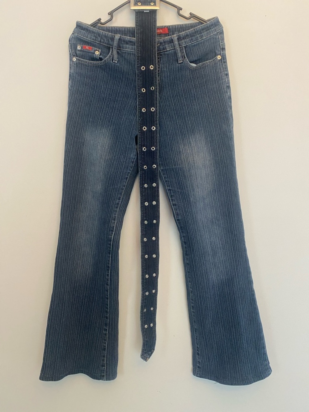 Women's Dark Blue Flared Jeans GREAT STRETCH